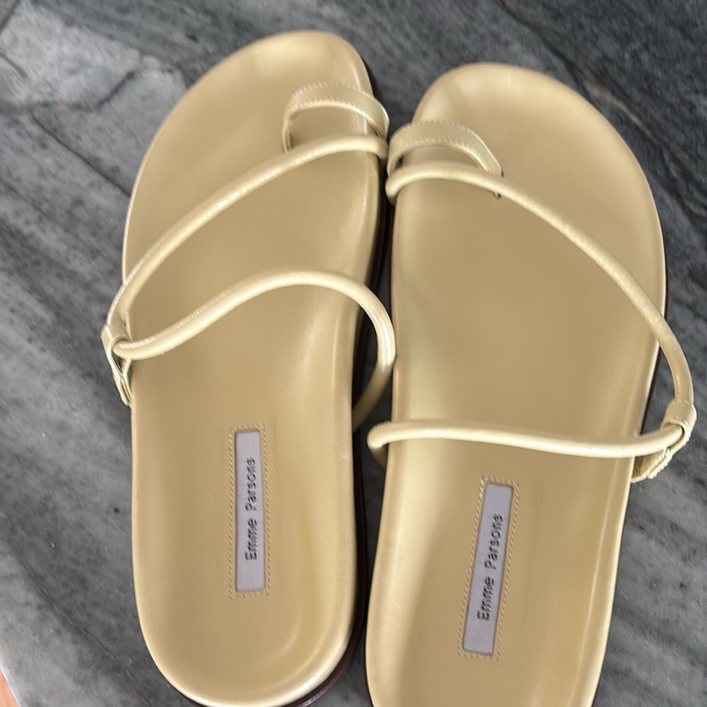 New inbox emme parsons 38 Bari in butter yellow Nappa